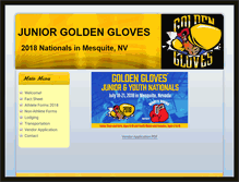 Tablet Screenshot of jrgoldengloves.com
